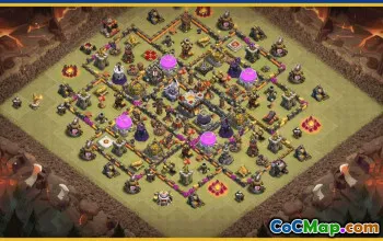 COC Town Hall 11 Base Layouts & Map | War, Trophy, Farming #30449