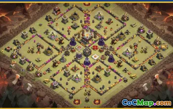 CoC Town Hall 11 Base Layouts & Map | War, Trophy & Farming Bases #28154