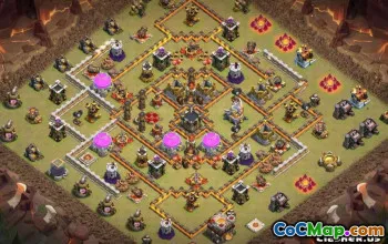 CoC Town Hall 11 Base Layouts & Maps | Copy & Customize #14625