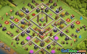 Layouts e mapas da prefeitura de CoC 11 | Cópia e link #13441