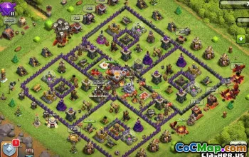 COC radnice 11 Base Layouts & Maps - Kopírovat nyní! #13103