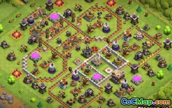 COC Town Hall 11 Layout di base e mappe - Copia ora! #13221