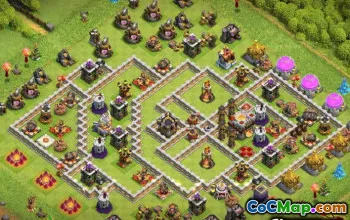 Layouts e mapas da prefeitura de CoC 11 - Copie agora! #13442