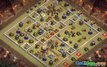 COC市政厅11基础布局和地图 - 立即复制！ ＃13992