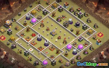 Layouts e mapas da prefeitura de CoC 11 - Copie agora! #14793