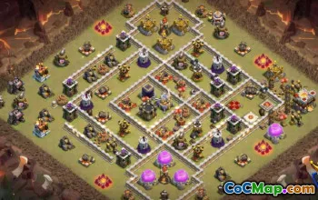 Layouts e mapas da prefeitura de CoC 11 - Copie agora! #16031