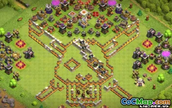 COC市政厅11基础布局和地图 - 复制与进度＃12969