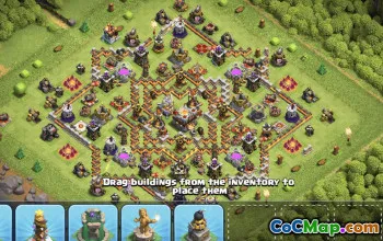 CoC Town Hall 11 Base Layouts & Maps | Copy & Share #33905