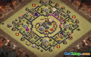 CoC Town Hall 11 Base Layouts & Maps | Custom War & Farming Bases #32404