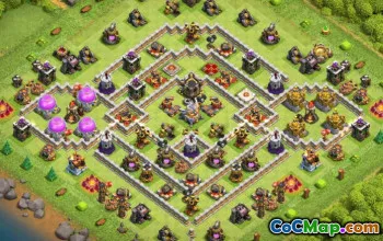 Coc Town Hall 11 Base Layouts: Maps & Designs #12960