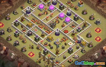 Hôtel de ville de Coc 11 dispositions et cartes de base pour la maison et la guerre # 13142