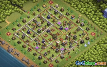 CoC Town Hall 11 Base Layouts: Maps for Home, War & Trophies #17162