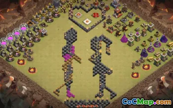 CoC Town Hall 11 Base Layouts & Maps | Funny & Progress Bases #32862