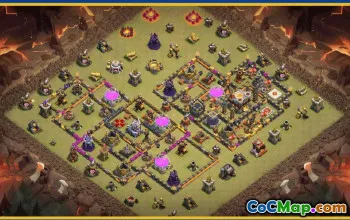 CoC Town Hall 11 Base Layouts & Maps | Hom Village, War & Trophy Bases #29943