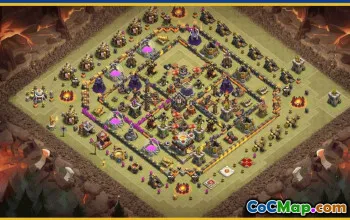 CoC Town Hall 11 Base Layouts & Maps | Home, Farming & Trophy Bases #28011