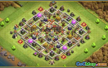 CoC Town Hall 11 Base Layouts & Maps | Home, Trophy, Farming #27777