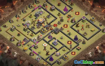 CoC Town Hall 11 Base Layouts & Maps | Home, Trophy, War #32518