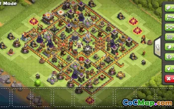 CoC Town Hall 11 Base Layouts & Maps | Home, Trophy, War #33226