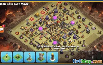 CoC Town Hall 11 Base Layouts & Maps | Home, Trophy & War Bases #30383