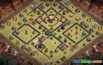 CoC Town Hall 11 Base Layouts & Maps | Home, Trophy & War Bases #31899