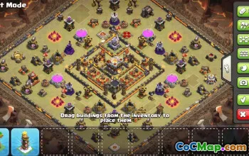 CoC Town Hall 11 Base Layouts & Maps | Home, Trophy, War Bases #32663