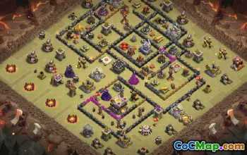 CoC Town Hall 11 Base Layouts & Maps | Home Village, War, Trophy #32406