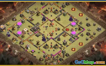 CoC Town Hall 11 Base Layouts & Maps | Home, War, Farming #28303