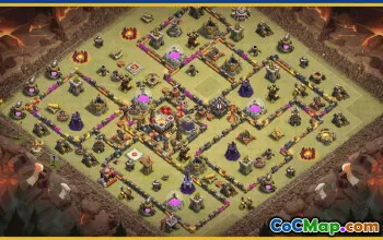 CoC Town Hall 11 Base Layouts & Maps | Home, War, Trophy #29043