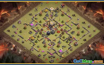 CoC Town Hall 11 Base Layouts & Maps | Home, War, Trophy #29338
