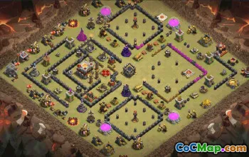 CoC Town Hall 11 Base Layouts & Maps | Home, War, Trophy #31425