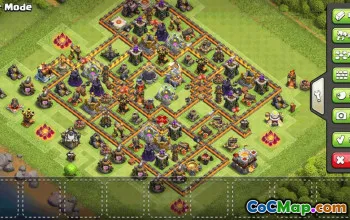 CoC Town Hall 11 Base Layouts & Maps - Home, War, Trophy #33214