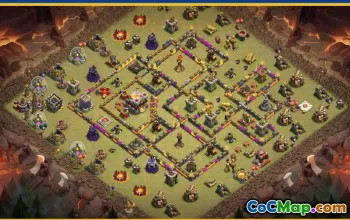 CoC Town Hall 11 Base Layouts & Maps | Home, War, Trophy Bases #27803