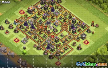 CoC Town Hall 11 Base Layouts & Maps | Home, War & Trophy Bases #33218