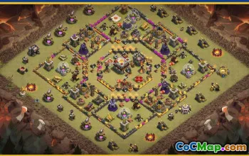 CoC Town Hall 11 Base Layouts & Maps | Home, War, Trophy, Farming #29419