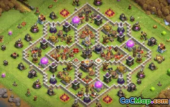 COC Town Hall 11 Baslayouter: Kartor och länkar för framgång #15548