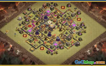 CoC Town Hall 11 Base Layouts & Maps | Trophy, Farming & Home Village #29243