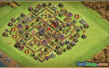 CoC Town Hall 11 Base Layouts & Maps - Trophy & War Bases #27816