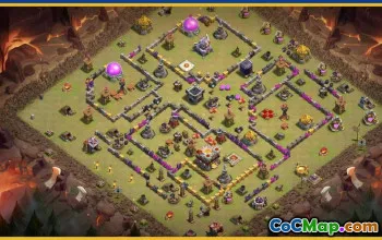 CoC Town Hall 11 Base Layouts & Maps | Trophy & War Bases #29608