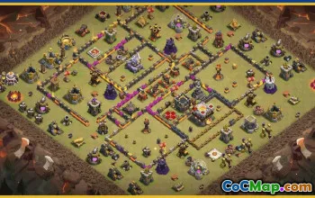 CoC Town Hall 11 Base Layouts & Maps | Trophy & War Bases #30014