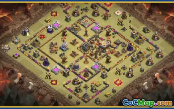 CoC Town Hall 11 Base Layouts & Maps | Trophy & War Bases #30256