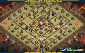 CoC Town Hall 11 Base Layouts & Maps | Trophy & War Bases #30547