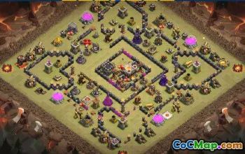 CoC Town Hall 11 Base Layouts & Maps | Trophy & War Bases #30738