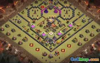 CoC Town Hall 11 Base Layouts & Maps | Trophy & War Bases #31525
