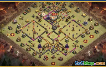 CoC Town Hall 11 Base Layouts & Maps | Trophy & War Defense #27800