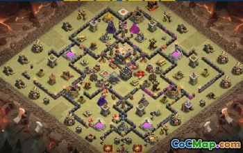 CoC Town Hall 11 Base Layouts & Maps | Trophy & War Defense #30869