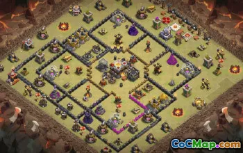 CoC Town Hall 11 Base Layouts & Maps | Trophy & War Defense #32525