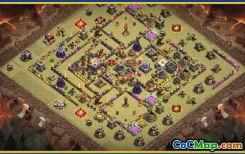 CoC Town Hall 11 Base Layouts & Maps | Trophy, War, Home Village #29875