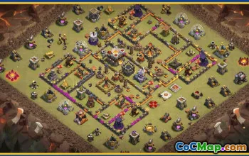 CoC Town Hall 11 Base Layouts & Maps | Trophy, War & Home Village #30012