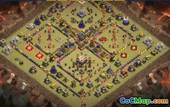 CoC Town Hall 11 Base Layouts & Maps | Trophy, War & Home Village #30651