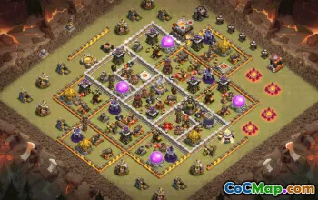 CoC Town Hall 11 Base Layouts & Maps | Trophy, War & Home Village #32457
